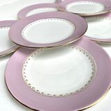 Antique porcelain dessert plates