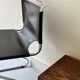 Chaise en métal tubulaire et cuir par Olivier Mourgue, France 1960-70