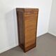 Vintage large oak shutter cabinet | 1930s