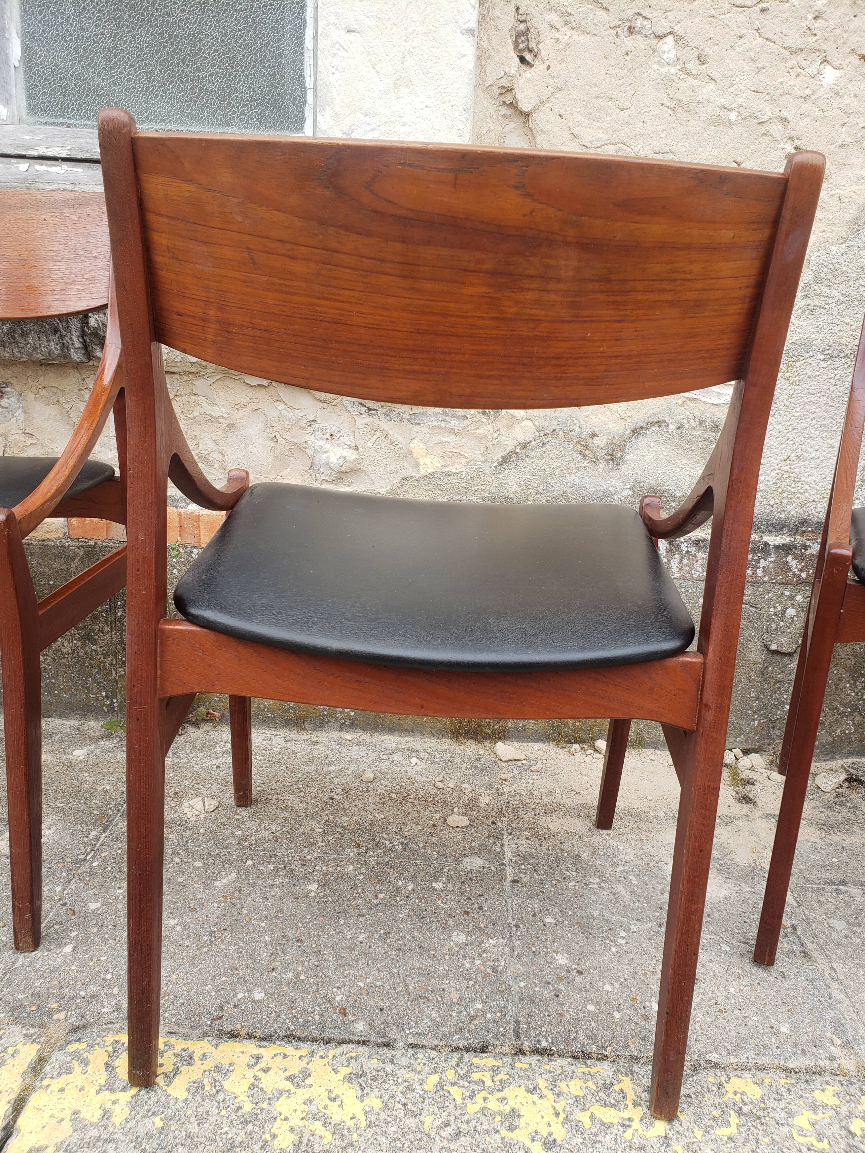 Danish Scandinavian chairs Verstevig Eriksen