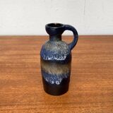 Carafe vase in German pottery WGP Fat Lava mid-century style by Ruscha, 1960s.