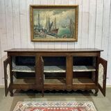 18th century Louis XV 3-door cherrywood sideboard