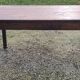 Farm table in oak and white wood 160cm 1 drawer t 20th century