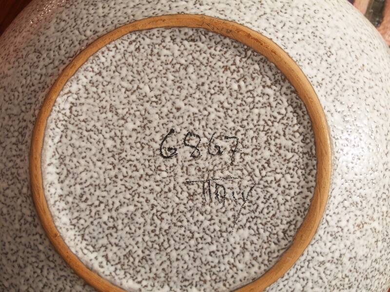 Fratelli Fanciullacci plate Italian pottery fifties design