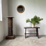 50s Brutalist Oak Coffee Table
