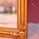 Beveled Art Deco mirror 129x75cm
