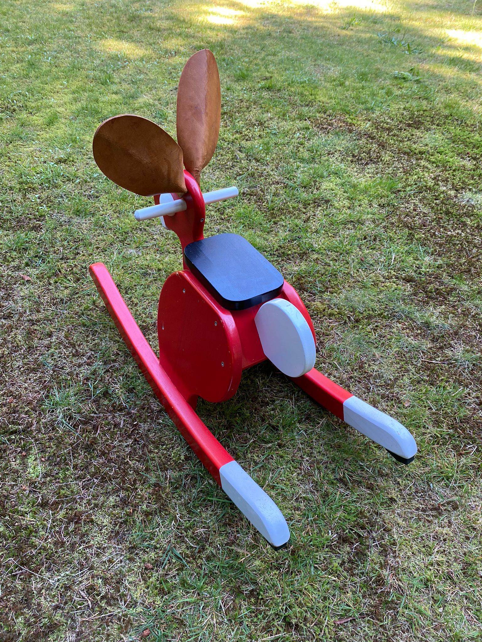 Vintage Rocking Rabbit Red by Björn Dahlström for Playsam