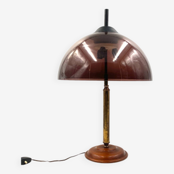 Lampe de table verte vintage, Stilux Milano Italie, 1950