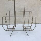 End table is journals former 60s Metal Gold Vintage