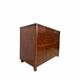 Italian art deco burl walnut chest of drawers, 1850s.