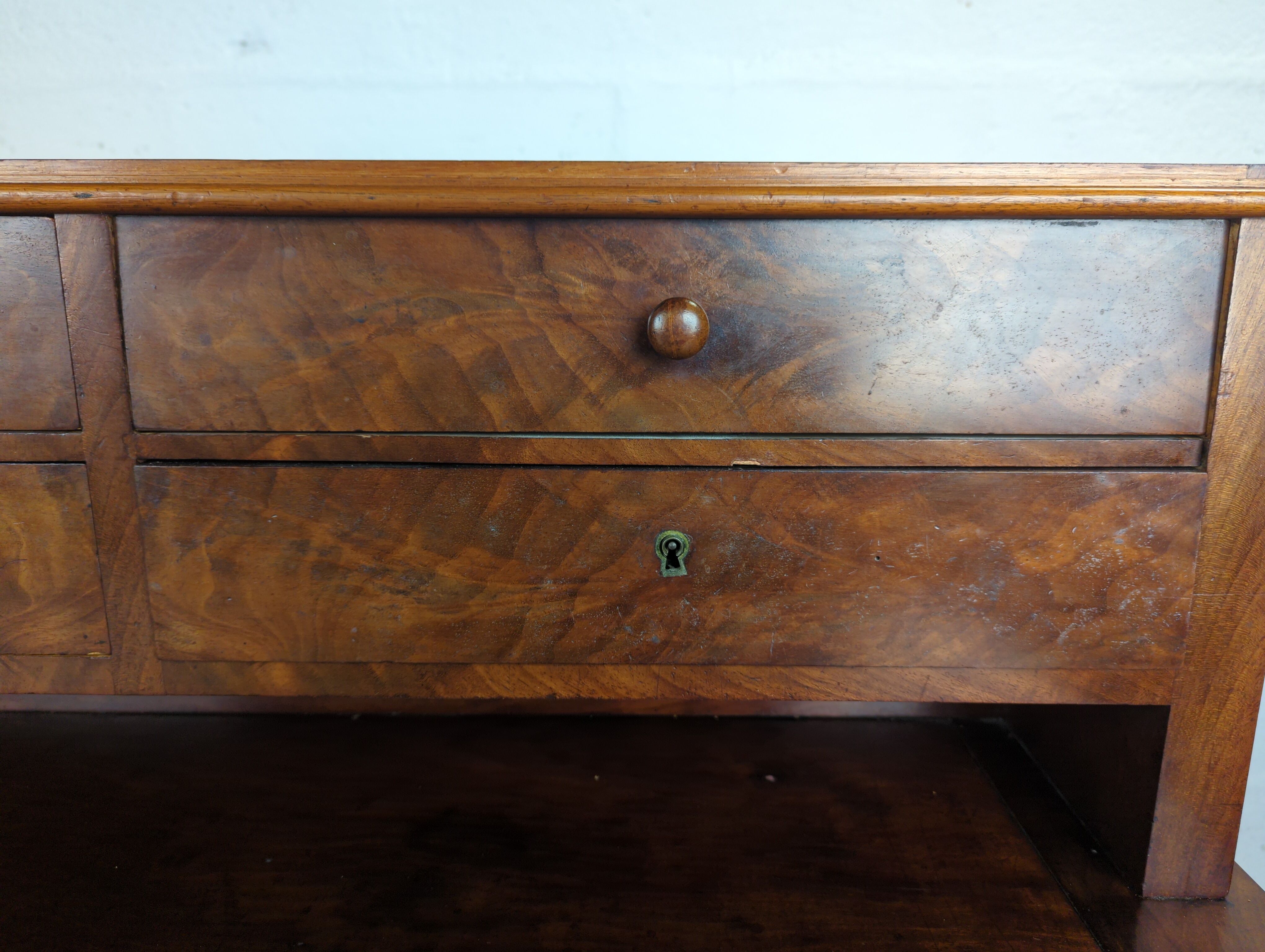Bureau à gradin Louis-Philippe en acajou