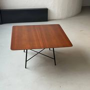 Coffee table in Wood and Metal/Brass by Ico Parisi for Cassina 1957