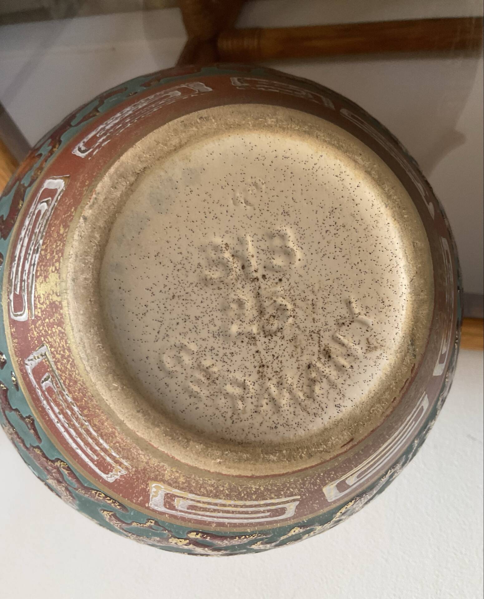 Vintage vase HÖHR ceramics Germany from the 50s-60s.