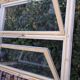 Wooden canopy 3 windows with bellows and abbatant