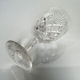 4 Saint-Louis crystal water glasses | Gavarni model | Early 20th century