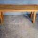 Bench 100 cm old solid wood patinated