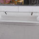 Wall mirror art deco - chrome and faience villeroy boch