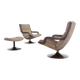 Geoffrey Harcourt, pair of F152 lounge chairs with ottoman for Artifort, 1975.