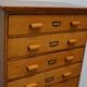 German beech industrial apothecary cabinet, mid-20th century