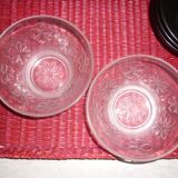 5 stylized flower bowls Vereco 60-70
