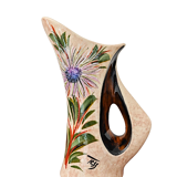 Vintage Vallauris Vase Atelier Tess - Handcrafted Thistle Decor