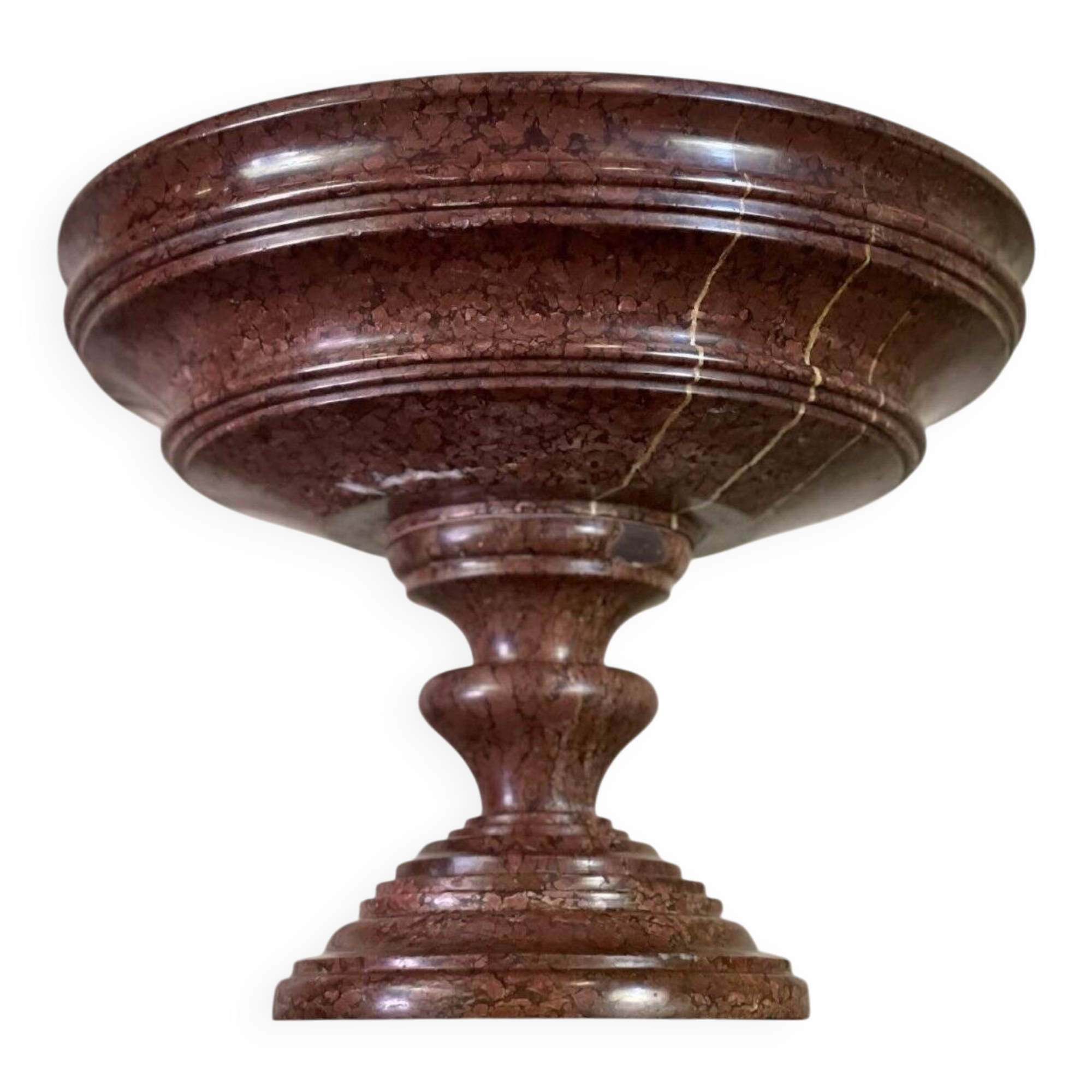 Red griotte marble basin from around 1800.