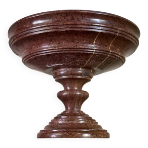 Vasque en marbre rouge - vers 1800