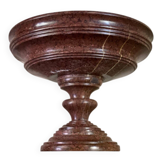 Red griotte marble basin from around 1800.
