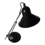 Adjustable black metal Aluminor desk lamp