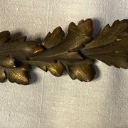 Bronze ornamental pediment signed Fournier