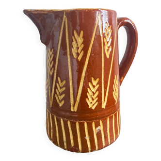 Vintage terracotta pitcher