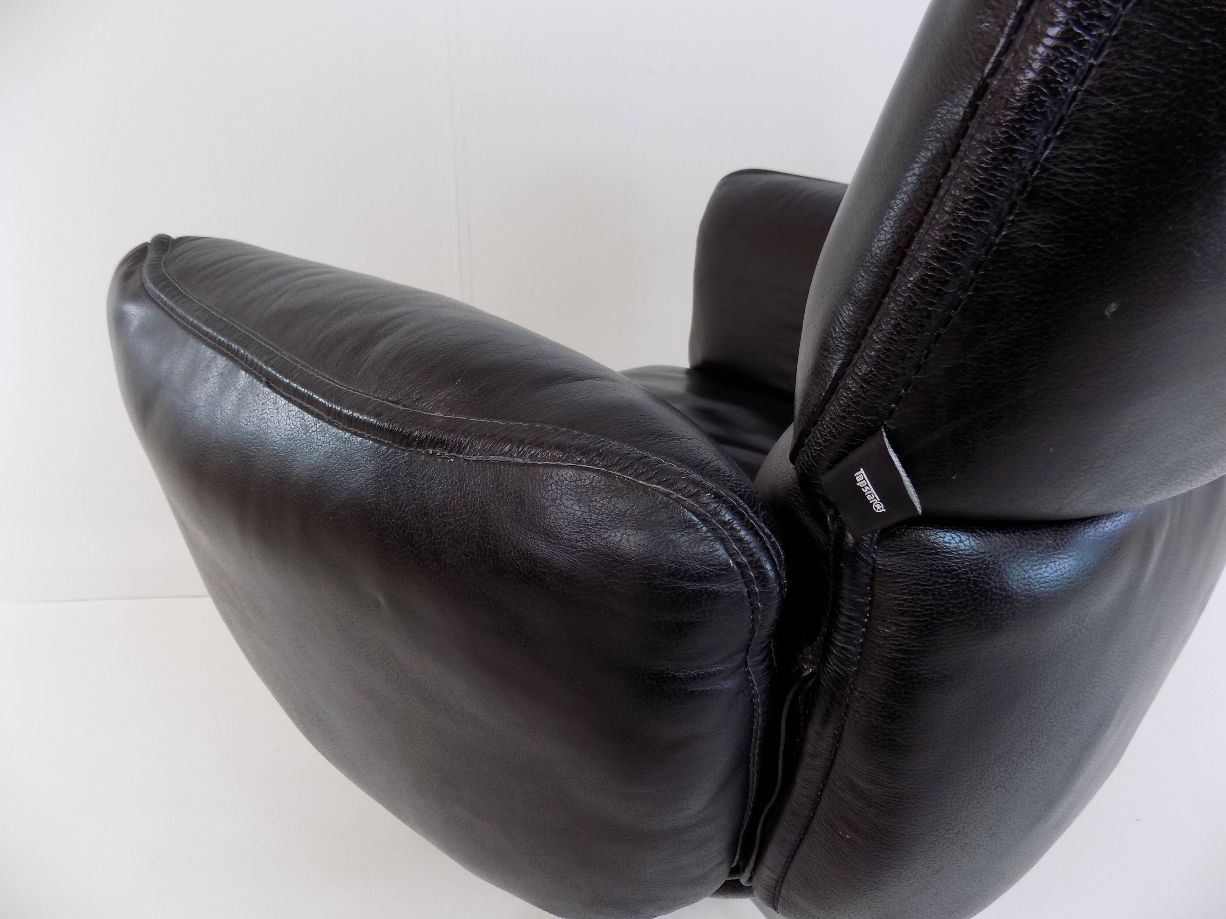 Fauteuil de bureau en cuir Otto Zapf pour Topstar