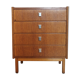 The 1950s oak chest of drawers
