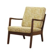 Fauteuil en hêtre, design danois, années 1970, production : Danemark