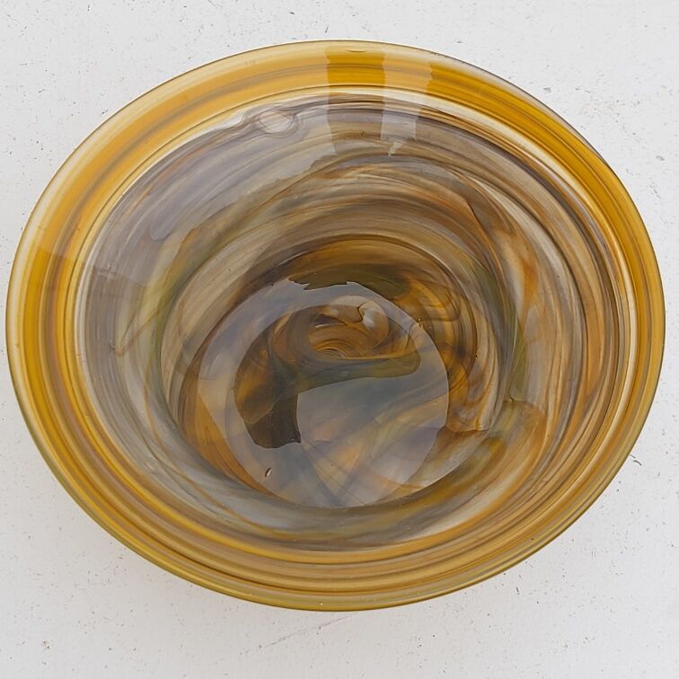 Glass cup blown Guillaume Domise Halle du Verre