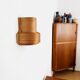 Ensemble de 2 lampes murales en bois par Hans Agne Jakobsson