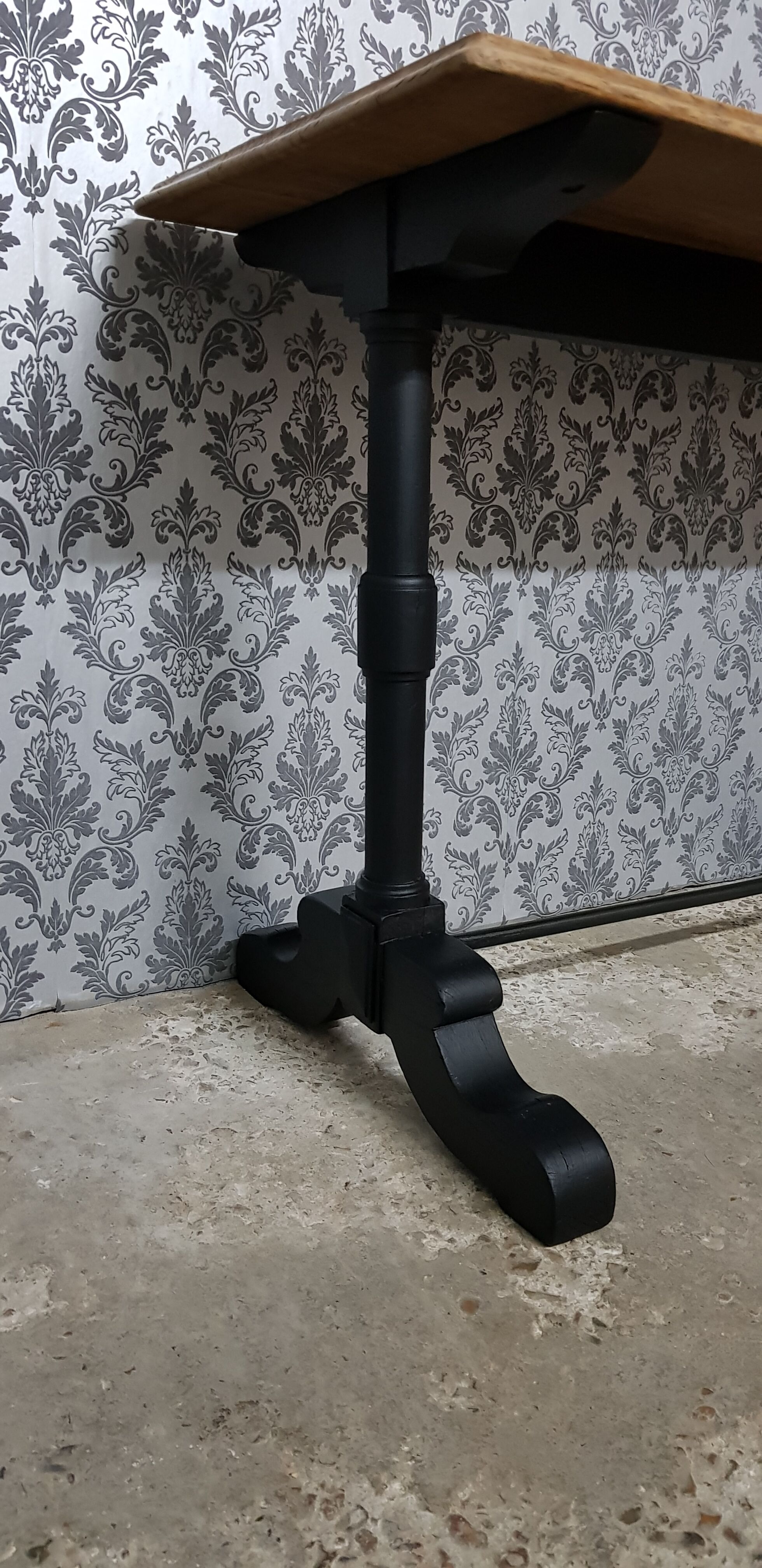 Wooden console table