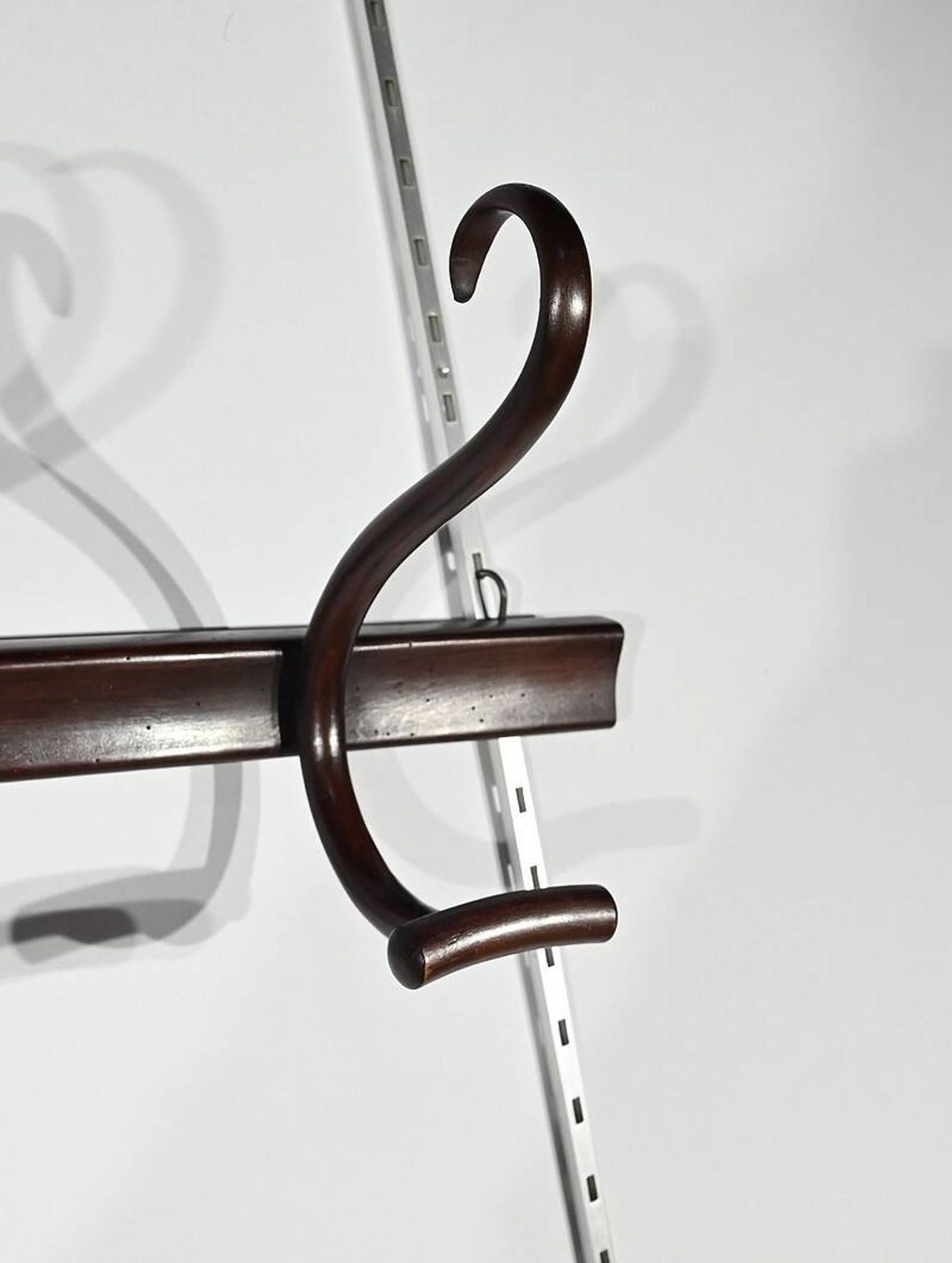 Cloakroom Coat Rack in Curved Beech, J&J Kohn – Early 20th Century