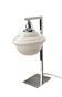 Chrome UFO table lamp