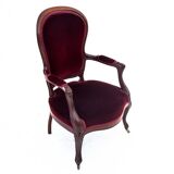 Fauteuil ancien, Europe du Nord, fin 19ème siècle.