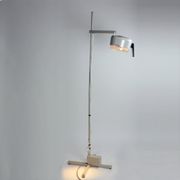 Lampadaire en métal, Tchécoslovaquie des années 1950