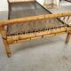 Pair of vintage rattan twin bed