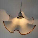 Murano glass pendant lamp style "fazzotello" 70s