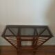 Vintage rattan console