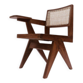 Pierre Jeanneret chair model with writing desk