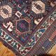 Handmade antique collectible Persian Khamseh bag face 58cm x 67cm 1880s