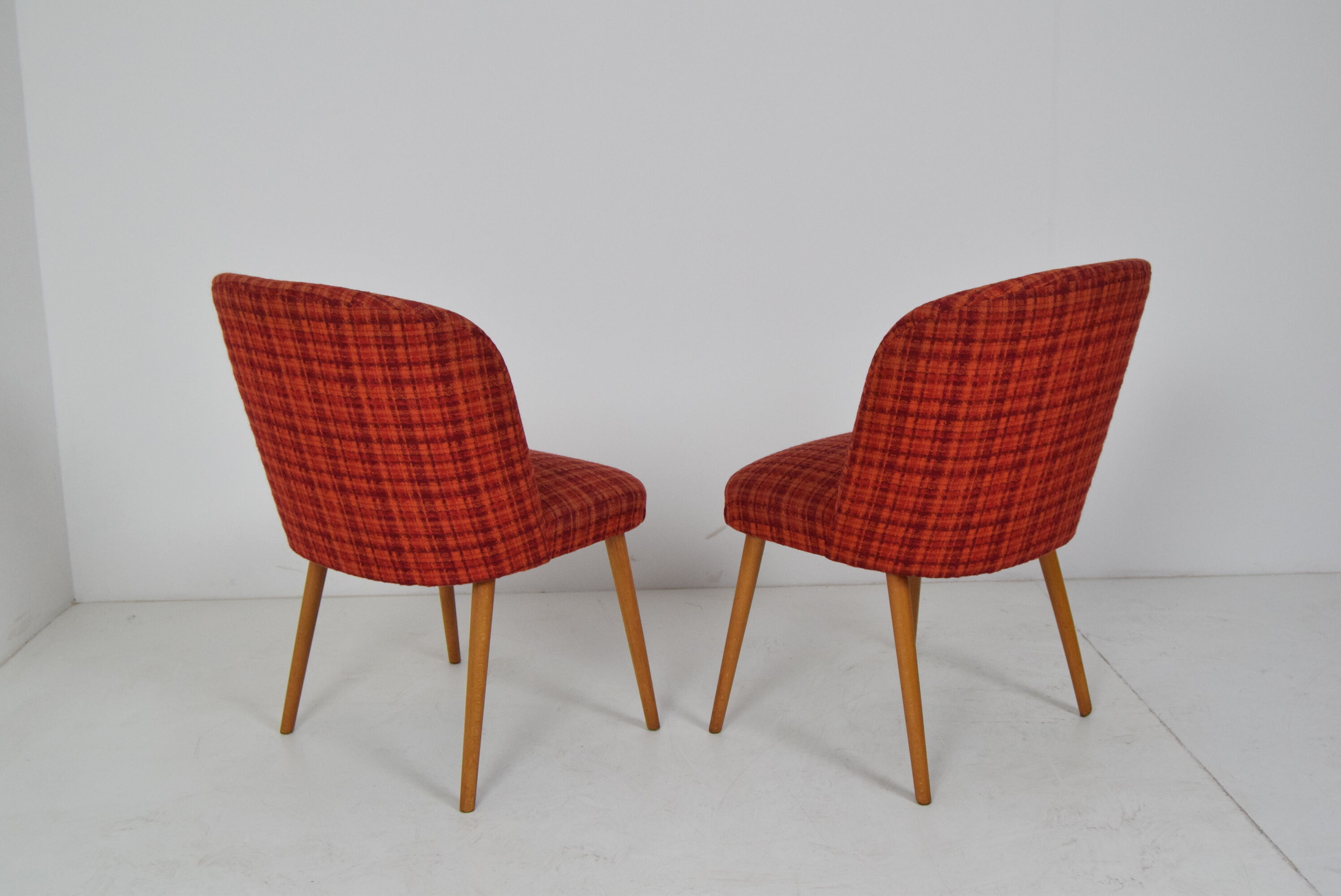 Set of upholstered chairs, 1960