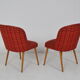 Set of upholstered chairs, 1960
