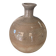 Small round vase soliflore, crackled glazed stoneware, ceramist seal.