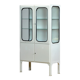 Glass & iron medical cabinet, 1970s